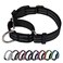 Joyeeiioo JOYEEIIOO Martingale Dog Collar Adjustable Nylon Reflective Collar with Buckle No Pull Dog Collar for Small Medium Large Dogs Black S