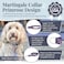 Lucky Love Dog Martingale Dog Collar Adjustable NoSlip Durable Soft Webbing Collar for Male and Female Dogs Ideal for Training Walking Primrose Medium