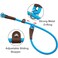 MayPaw Slip Collar Nylon Rope Adjustable Collar for Dog Training No Pull Round Martingale Dog Collars for Small Medium Large Dogs 20 x 14 Blue