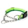 Mighty Paw Martingale Dog Collar Gentle Correction with No More Pulling Strong 100 Stainless Steel Chain Weatherproof Wont Rust Built to Last Premium Quality Nylon Durable Plastic Buckle