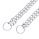 Mile High Life Dog Martingale Chain Collar Slip Choke Collar Metal Training Collar Double Triple Chain for Small Medium Large Dog Double ChainL20in55cmD30mm
