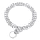 Mile High Life Dog Martingale Chain Collar Slip Choke Collar Metal Training Collar Double Triple Chain for Small Medium Large Dog Double ChainL20in55cmD30mm
