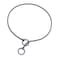 Mile High Life Dog Training Collar Curb Chain Collar Chrome Copper Slip Lead P Ring Collar Choke Collar 14in35cm30mm