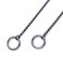 Mile High Life Dog Training Collar Curb Chain Collar Chrome Copper Slip Lead P Ring Collar Choke Collar 14in35cm30mm