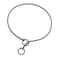Mile High Life Dog Training Collar Curb Chain Collar Chrome Copper Slip Lead P Ring Collar Choke Collar 14in35cm30mm