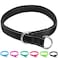 Mycicy Reflective Slip Dog Collar Loop Dog Collar for 2038 lbs Dogs Nylon Collars with Soft Padded for Dogs Training 58 W x 155 L Black