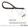 Mycicy Reflective Slip Dog Collar Loop Dog Collar for 2038 lbs Dogs Nylon Collars with Soft Padded for Dogs Training 58 W x 155 L Black