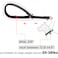 Mycicy Reflective Slip Dog Collar Loop Dog Collar for 2038 lbs Dogs Nylon Collars with Soft Padded for Dogs Training 58 W x 155 L Black