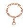 Yowity New Clip Design Dog Slip Collar with ID TagRose Gold Strong Stainless Steel P Chain Walking Training Collar for Small Medium Dogs
