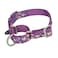 Petiry Martingale Dog CollarFloral Patternwith Safety Quick Release BuckleEscapeProof AntiPull for Small DogsPurple FloralS