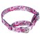 Pimaodog Heavy Duty Nylon Dog Collar Adjustable Martingale Dog Collar for Walking Training Boy and Girl Dogs Medium Large Dogs M3645CM Pink