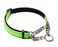 PUROAYET Martingale Collar for Dogs Reflective Nylon Dog Training Collars Soft Padded No Pull Adjustable Collars Stainless Steel Chain Collar for LargeMediumSmall DogsGreenS