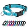 GDLKPS Reflective Martingale Dog Collars Dog Collar with Quick Release Buckle Adjustable Soft Padded Breathable Nylon Pet Collar Suitable for Puppies for Small Medium Large Dogs