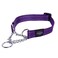 Rogz Reflective Nylon Choke Collar Slip Show Obedience Training Gentle Choker for Medium Dogs Purple