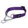Rogz Reflective Nylon Choke Collar Slip Show Obedience Training Gentle Choker for Medium Dogs Purple