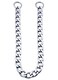 SGODA Chain Dog Training Choke Collar 22 in 30 mm
