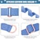 AaufiLux Soft Leather Martingale Dog Collar Adjustable Rose Gold Limited Slip Collars Easy to Clean Stylish Durable Heavy Duty Nylon No Pull Training Collar for Small Medium Large Dogs M Blue Purple