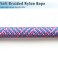 YUCFOREN Dog Slip Collar Nylon Rope Adjustable Collar for Training NoPull P Collars with Sliding Stopper Medium Large Dogs