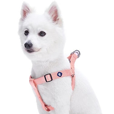 Blueberry Pet Essentials Stepin Dog Harness Large Size Adjustable Baby Pink Vest Classic Solid Nylon for Boy Girl Dogs Chest Girth 2639