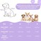 Lukovee No Pull Puppy Harness and Leash Set Adjustable Lightweight Soft Dog Harness Reflective Step in Breathable Mesh Vest with 51in Leash for Walking Hiking Small Medium Dogs Purple XXS