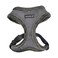 Puppia Terry Dog Harness OverTheHead Winter Suede Warm No Choke No Pull Training Walking for Small and Medium Dog Grey Small