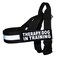 Doggie Stylz Therapy Dog in Training Nylon Harness No Pull Guide Assistance Comes with 2 Reflective Therapy Dog in Training Removable Reflective Patches Please Measure Your Dog Before Ordering
