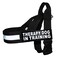 Doggie Stylz Therapy Dog in Training Nylon Harness No Pull Guide Assistance Comes with 2 Reflective Therapy Dog in Training Removable Reflective Patches Please Measure Your Dog Before Ordering