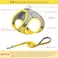 Aiitle AIITLE Comfortable Dog Harness and Leash Set for Walking Spring Step in Vest HarnessReflective Bands Adjustable No Pull Puppy Essentials for Small Dogs and House Cats Yellow XS