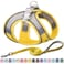 Aiitle AIITLE Easy Walk Dog Harness and Leash Set Pet Supply No Pull Step in Adjustable Dog Harness with Padded Vest Dog Harness No Choke Over Easy to Put on Medium Dogs Yellow L