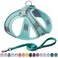 Aiitle AIITLE Escape Proof Dog Harness Step in Adjustable Dog Harness No Choke Over with Breathable Mesh and QuickRelease Buckle Outdoor Walking Training for Medium Dogs Pure Turquoise XL