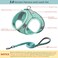 Aiitle AIITLE Escape Proof Dog Harness Step in Adjustable Dog Harness No Choke Over with Breathable Mesh and QuickRelease Buckle Outdoor Walking Training for Medium Dogs Pure Turquoise XL