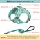 Aiitle AIITLE Escape Proof Dog Harness Step in Adjustable Dog Harness No Choke Over with Breathable Mesh and QuickRelease Buckle Outdoor Walking Training for Medium Dogs Pure Turquoise XL