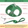 Aiitle AIITLE Escape Proof Dog Harness Step in Adjustable Dog Harness No Choke Over with Breathable Mesh and QuickRelease Buckle for All Weather Outdoor Walking Training for Medium Dogs Green XL