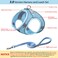 Aiitle AIITLE Escape Proof Dog Harness Step in Adjustable Dog Harness No Choke Over with Breathable Mesh and QuickRelease Buckle for All Weather Outdoor Walking Training for Medium Dogs Pure Blue XL