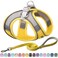 Aiitle AIITLE Escape Proof Dog Harness Step in Adjustable Dog Harness No Choke Over with Breathable Mesh and QuickRelease Buckle for All Weather Outdoor Walking Training for Medium Dogs Yellow XL