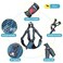 BAAPET Breathable Dog Harness for Small Puppy Medium Dogs Stepin and Air Mesh with 6 Feet Reflective Rope Dog Leash L 6 FT x Chest 2025 Blue