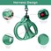 BELLA & BELLA PAL Step in Vest Harness for Small and Medium Dogs No Pull Small Dog Harness with Leash Set Comfortable Air Mesh Dog Vest Harness with Reflective Strip Emerald M