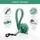 BELLA & BELLA PAL Step in Vest Harness for Small and Medium Dogs No Pull Small Dog Harness with Leash Set Comfortable Air Mesh Dog Vest Harness with Reflective Strip Emerald M