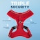 Best Pet Supplies Voyager Aerolite Over the Head Dog Harness No Pull Breathable Air Mesh Vest Quick Dry with Reflective Stitching Adjustable Escape Resistant Harness Red Medium
