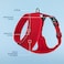 Best Pet Supplies Voyager Aerolite Over the Head Dog Harness No Pull Breathable Air Mesh Vest Quick Dry with Reflective Stitching Adjustable Escape Resistant Harness Red Medium