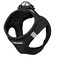 Best Pet Supplies Voyager Stepin Air Harness All Weather Mesh Reflective No Pull Harness for Dogs Cats Secure with Hook Loop Fastener Buckle Double DRings Black L
