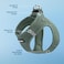 Best Pet Supplies Voyager Stepin Air Harness All Weather Mesh Reflective No Pull Harness for Dogs Cats Secure with Hook Loop Fastener Buckle Double DRings Moss Green S