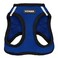 Best Pet Supplies Voyager Stepin Air Harness All Weather Mesh Reflective No Pull Harness for Dogs Cats Secure with Hook Loop Fastener Buckle Double DRings Royal BlueBlack Trim S