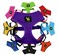 EcoBark Classic Dog Harness Innovative Mesh No Pull No Choke Design Soft Double Padded Breathable Vest for EcoFriendly Easy Control Walking For Large Puppies Full size breeds Extra Large Dogs XXL Purp