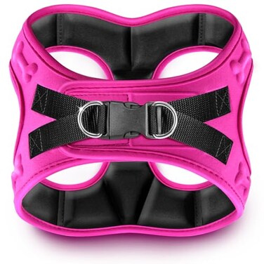 Metric USA Comfort Fit No Pull Dog Harness for Small Medium Large Dogs Soft Padded Adjustable Buckles Step in Pet Harness with Leash Clips Reflective Straps with Easy Control Handle Pet Vest Harness
