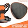 Copatchy Dog Harness NoPull Pet Harness Adjustable Outdoor Vest 3M Reflective Oxford Material Easy Control for All Sized Dogs XLarge Orange