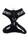 Dexil Limited Security Black Color Coded NonPull Front and Back D Ring Padded and Waterproof Vest Dog Harness Prevents Accidents by Warning Others of Your Dog in Advance XS