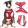 Dexil Limited Dexil SERVICE DOG Red Color Coded NonPull Front and Back D Ring Padded and Waterproof Vest Dog Harness PREVENTS Accidents By Warning Others Of Your Dog In Advance L
