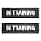 VOOPET Dog Vest Patches for Dog Harness Removable Patches Service Dog Emotional Support in Training Therapy Dog DO NOT PET2 pcs