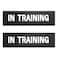 VOOPET Dog Vest Patches for Dog Harness Removable Patches Service Dog Emotional Support in Training Therapy Dog DO NOT PET2 pcs
